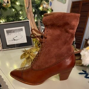 Retro Edwardian Style Boots (1900-1910)